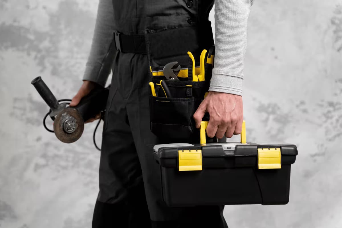 Profesyonel servis hazırlığı yapan usta